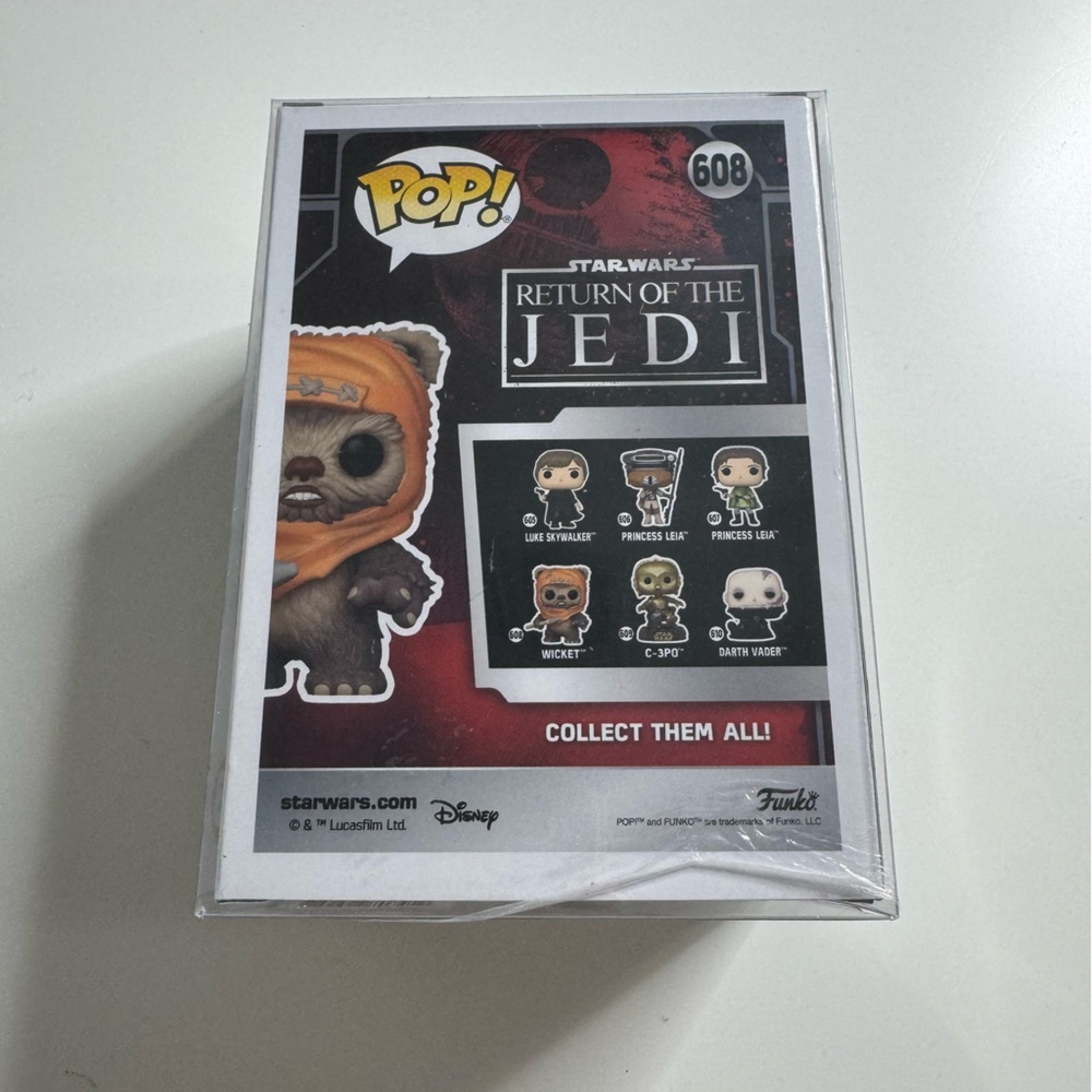 NEW FUNKO POP Start Wars Wicket Bobble Head Figure 608 - Picture 2 of 2